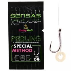 Sensas - Onderlijn Crazy Bait Carp Feeling Band Special Method 4015 - 10cm - Sensas