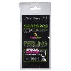Sensas - Onderlijn Crazy Bait Carp Feeling Method Stop 4015 - 10cm - Sensas